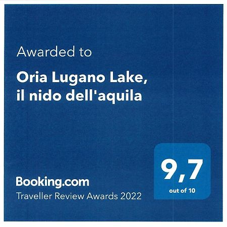 Oria Lugano Lake, Il Nido Dell'Aquila 外观 照片